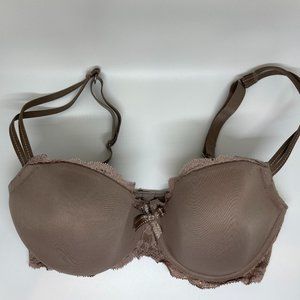Chantelle Rive Gauche underwire bra nude  30DDD
